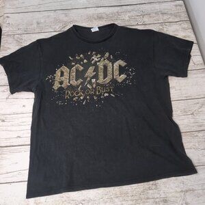 AC DC Rock or Bust 2015 Tour T Shirt Size XL